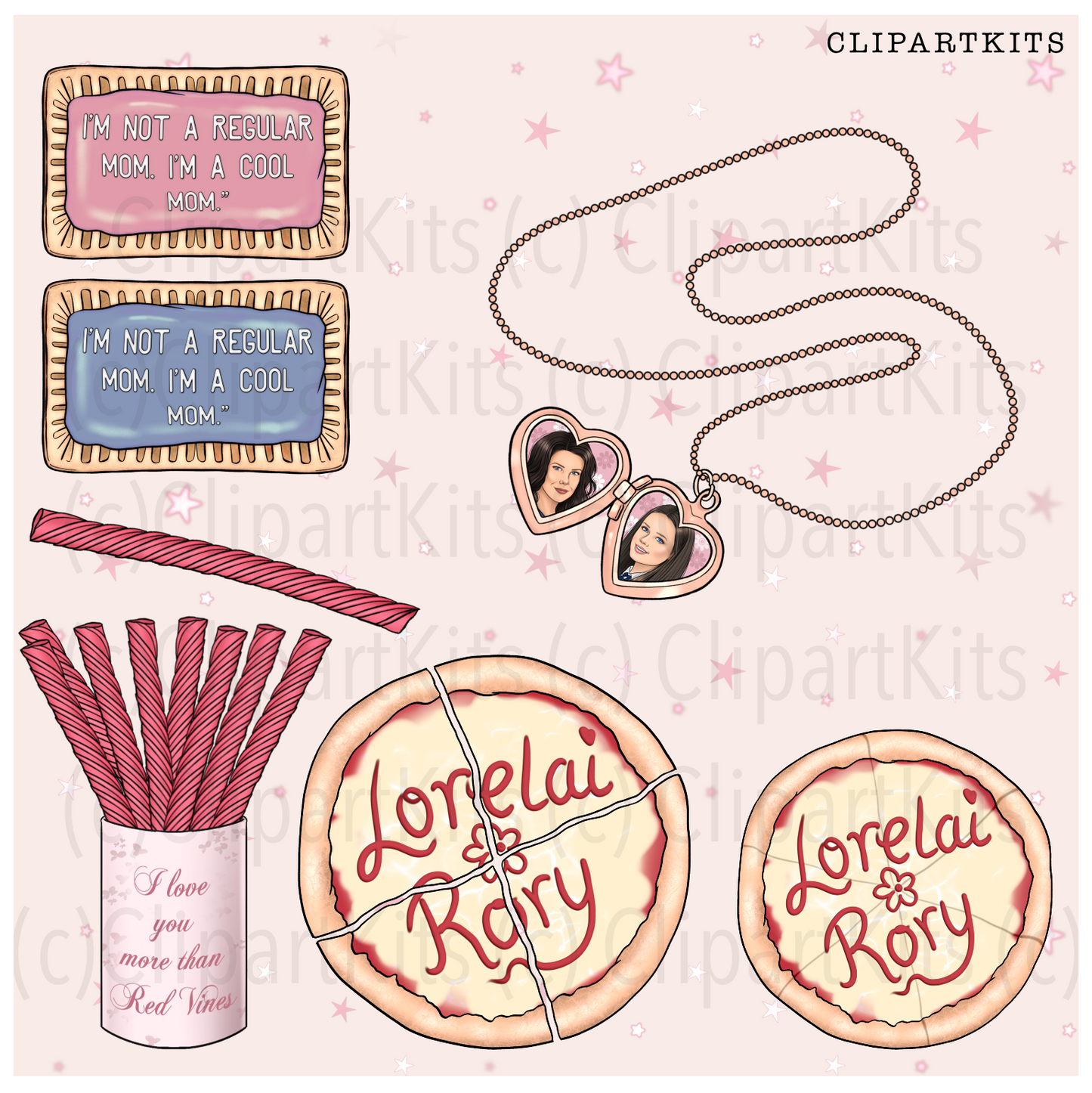 Limited Edition - Gilmore Girlies | Complete Clipart Set