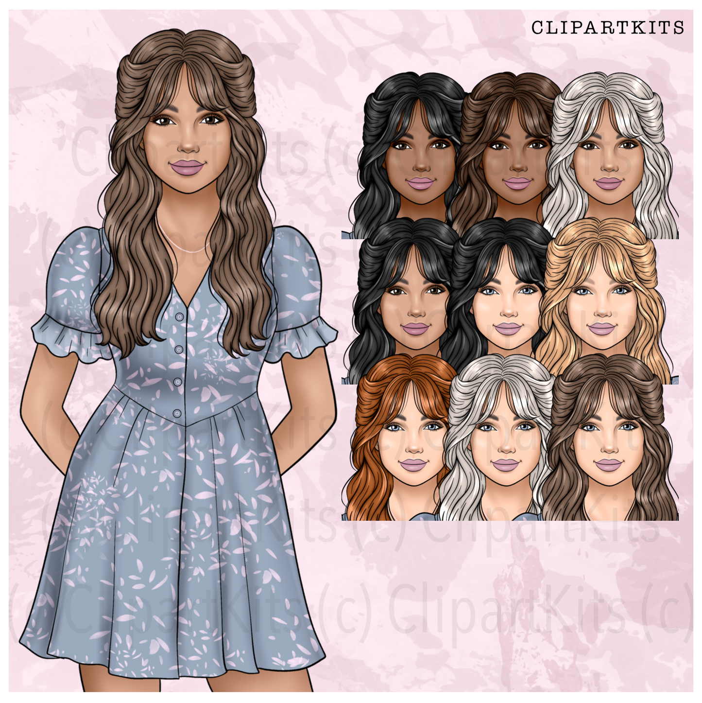 Mother’s Day Picnic | Complete Clipart Set