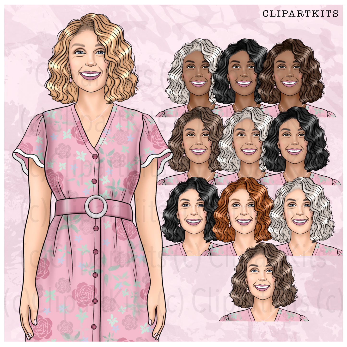 Mother’s Day Picnic | Complete Clipart Set