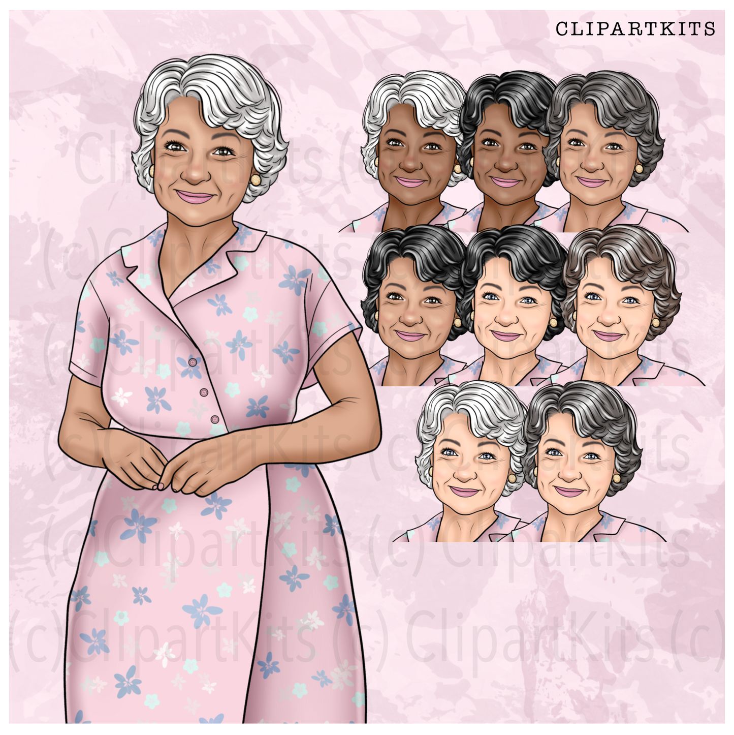 Mother’s Day Picnic | Complete Clipart Set