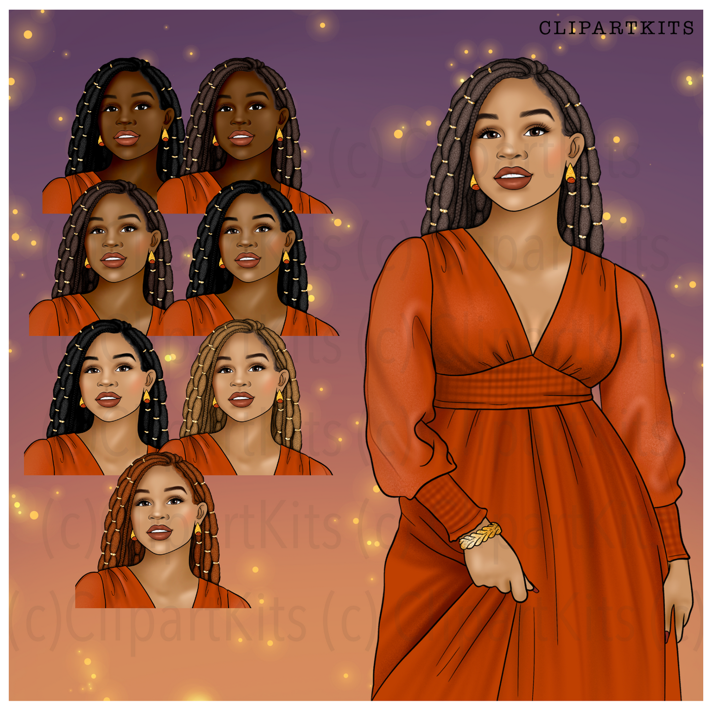 Fall Birthday | Complete Clipart Set