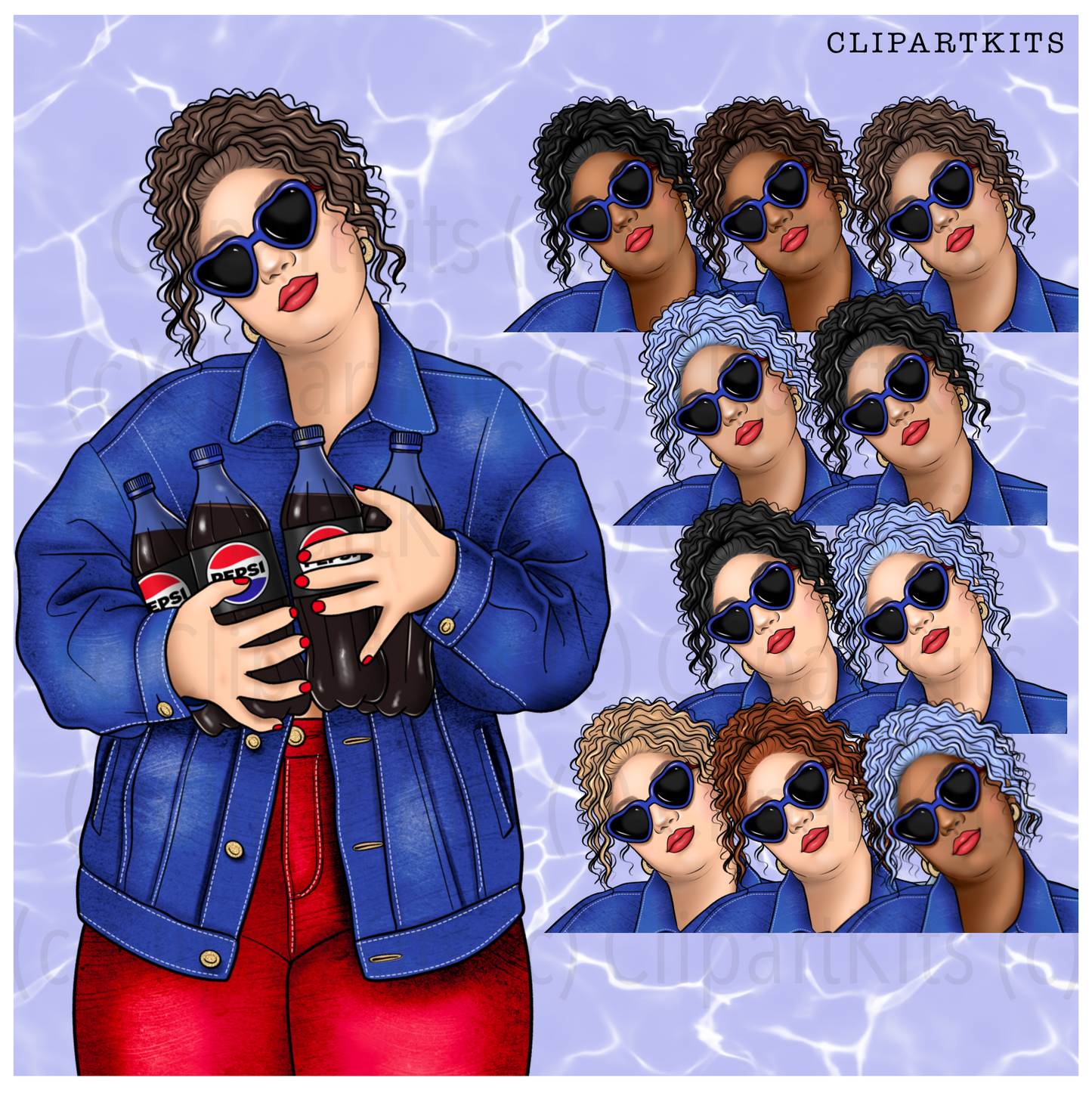 Pepsi Addict | Complete Clipart Set