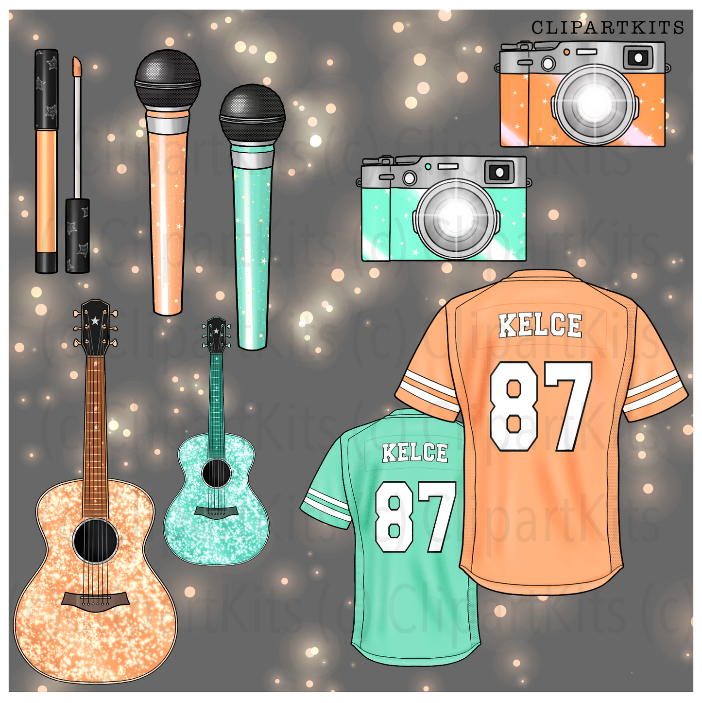 Showgirl - Limited Edition Art Set | Mini Clipart Set