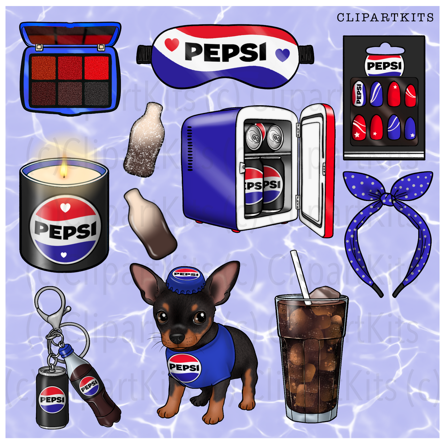 Pepsi Addict | Complete Clipart Set