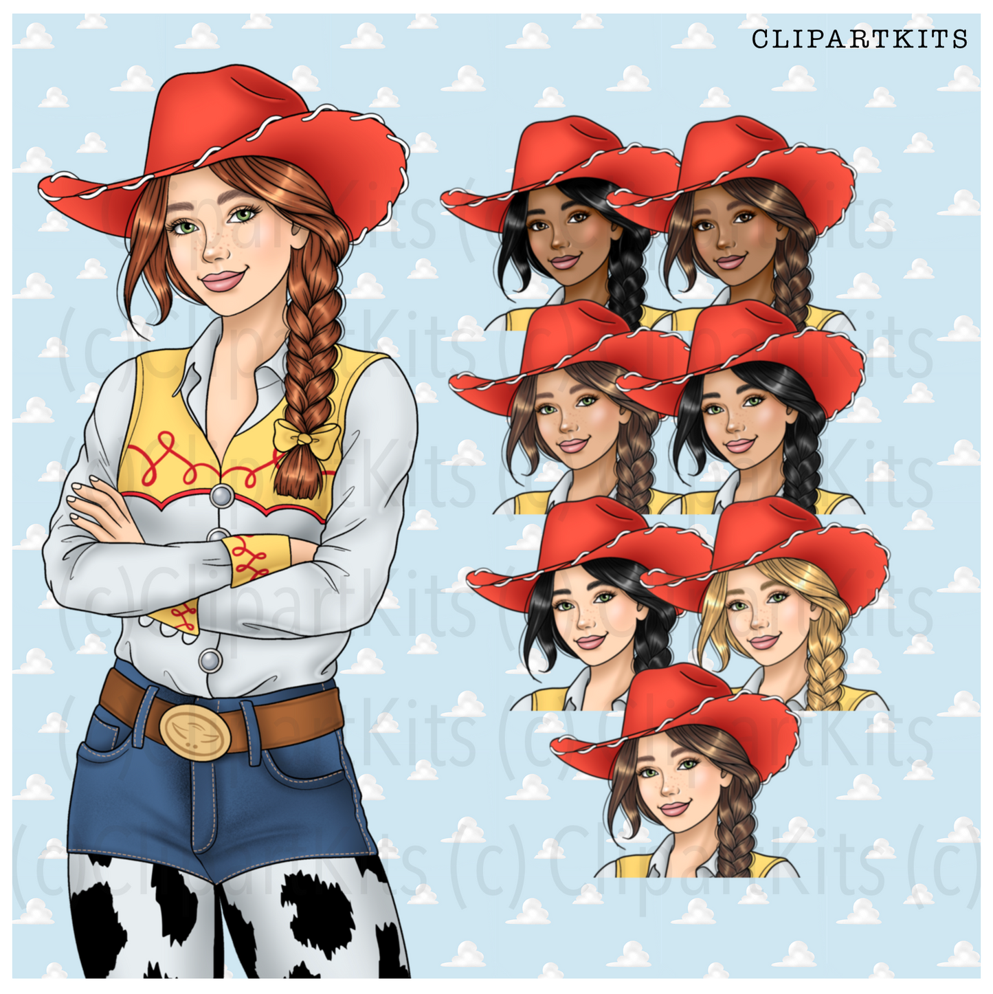 Limited Edition - Jessie | Complete Clipart Set