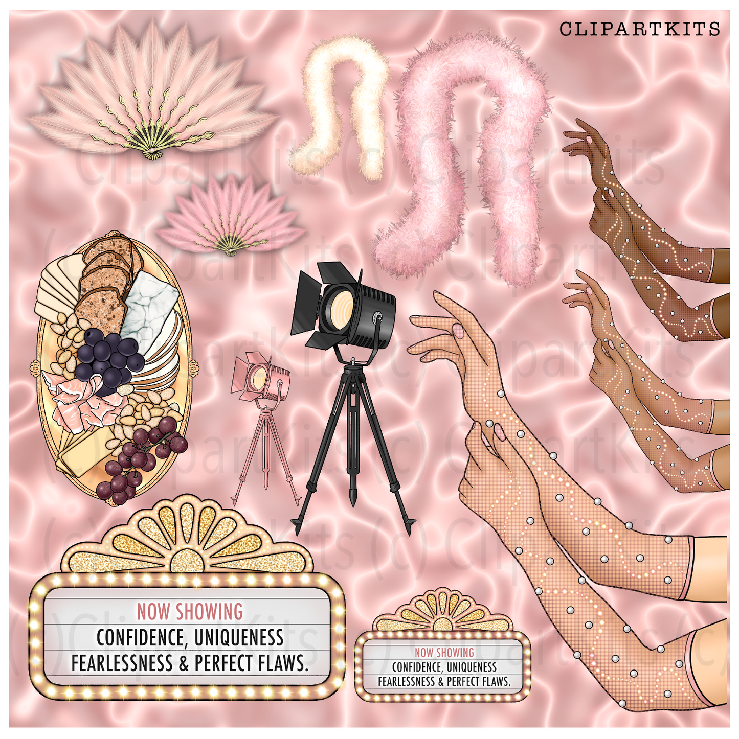 Fearless Flaws | Complete Clipart Set