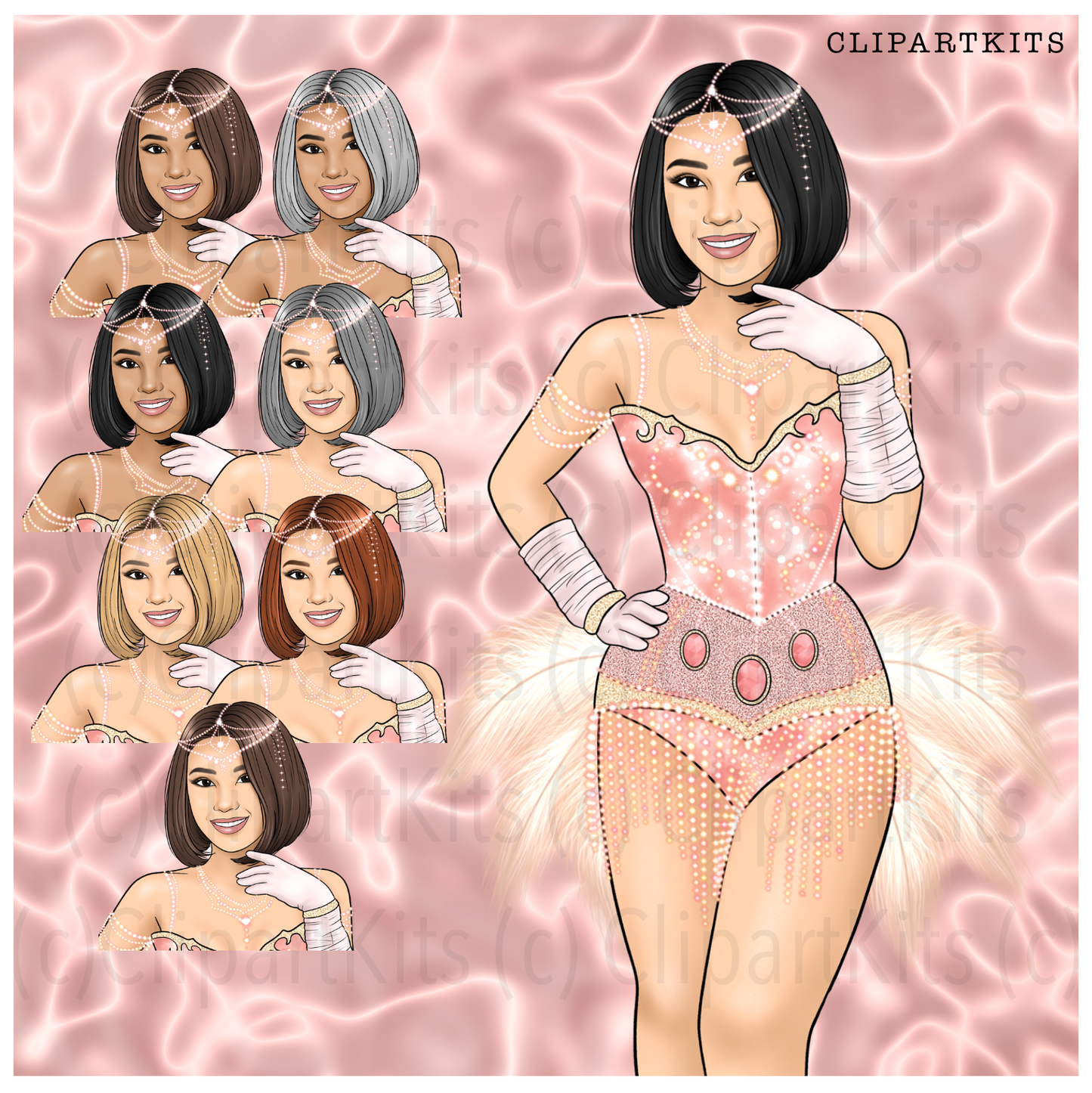 Fearless Flaws | Complete Clipart Set