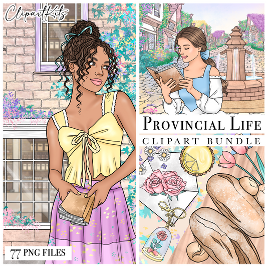 Provincial Life | Complete Clipart Set