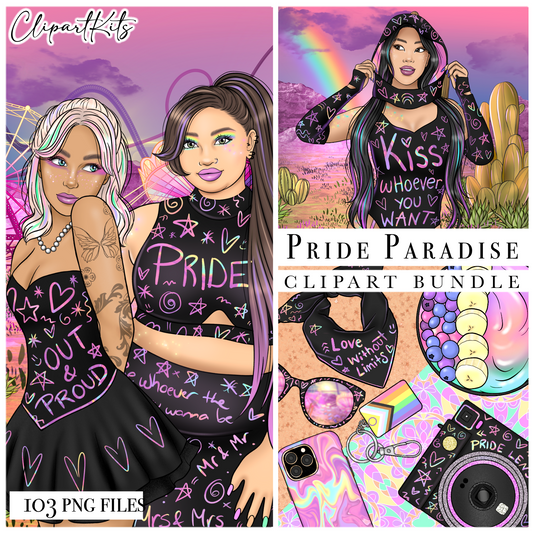 Pride Paradise | Complete Clipart Set
