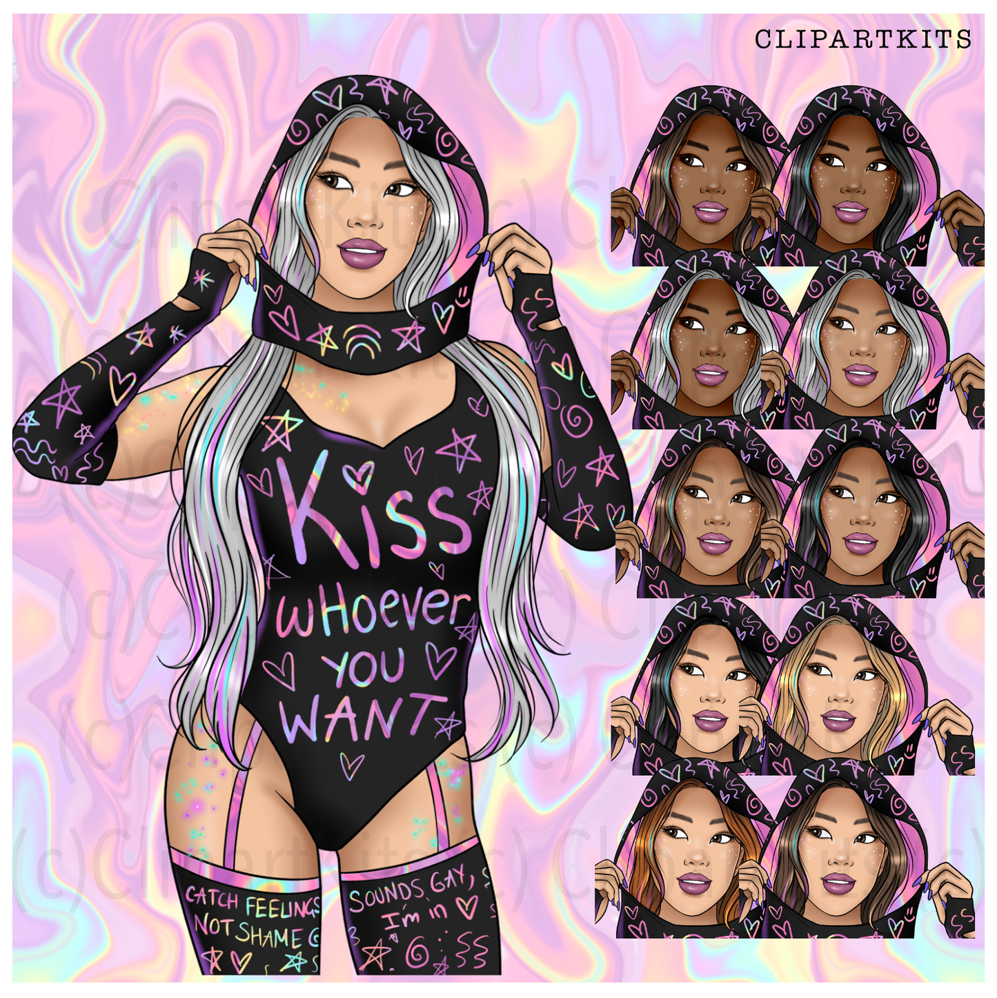 Pride Paradise | Complete Clipart Set