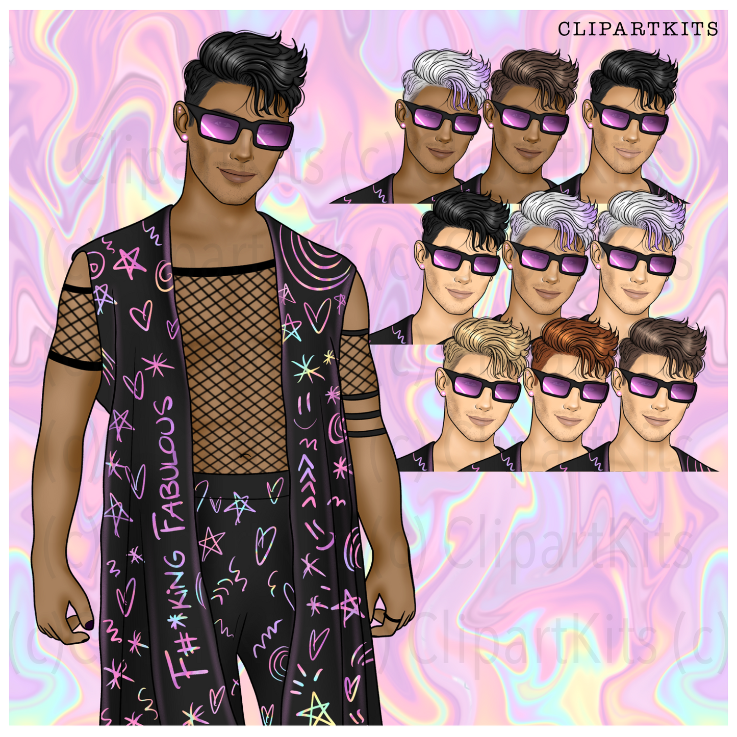 Pride Paradise | Complete Clipart Set