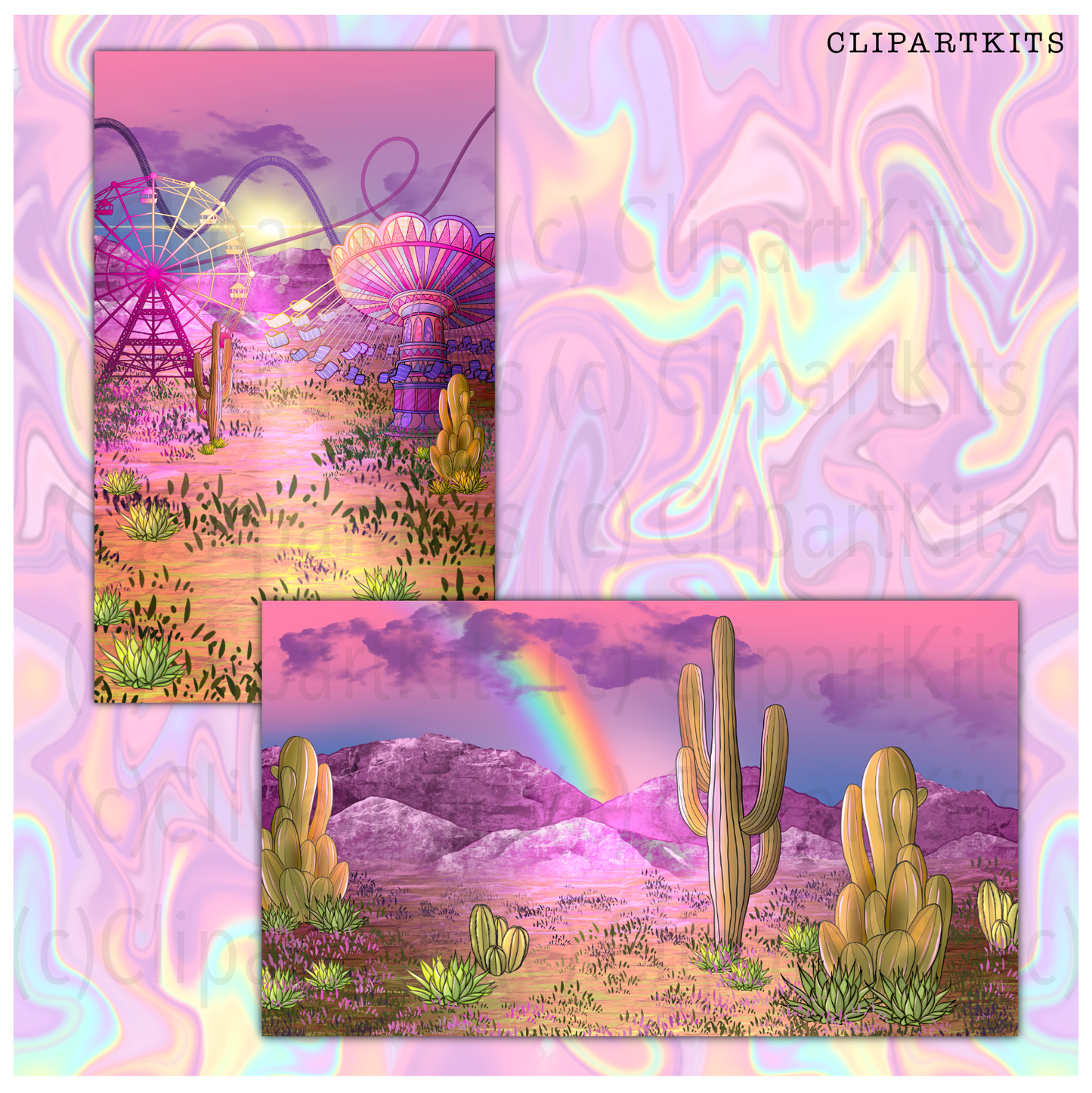 Pride Paradise | Complete Clipart Set
