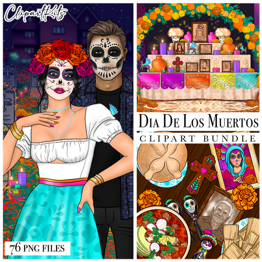 Dia De Los Muertos | Complete Clipart Set