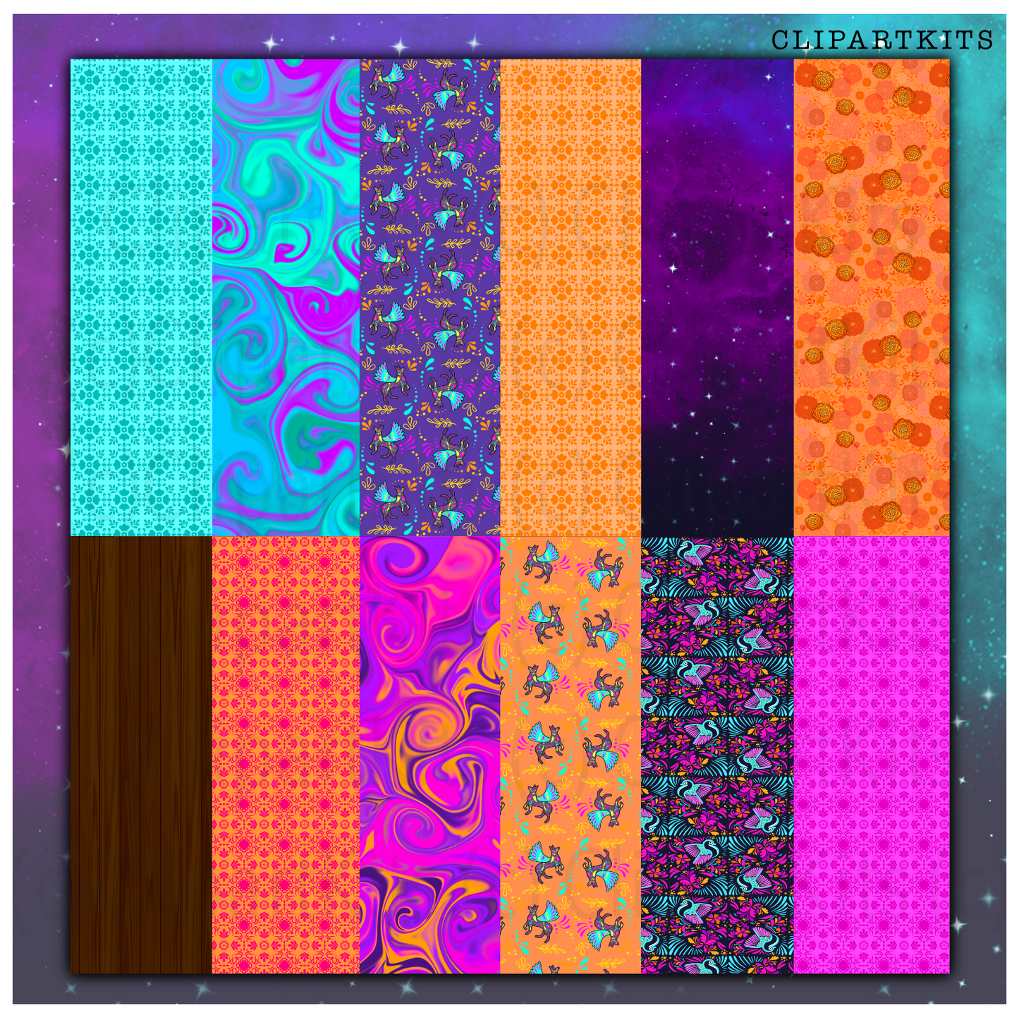 Dia De Los Muertos | Complete Clipart Set