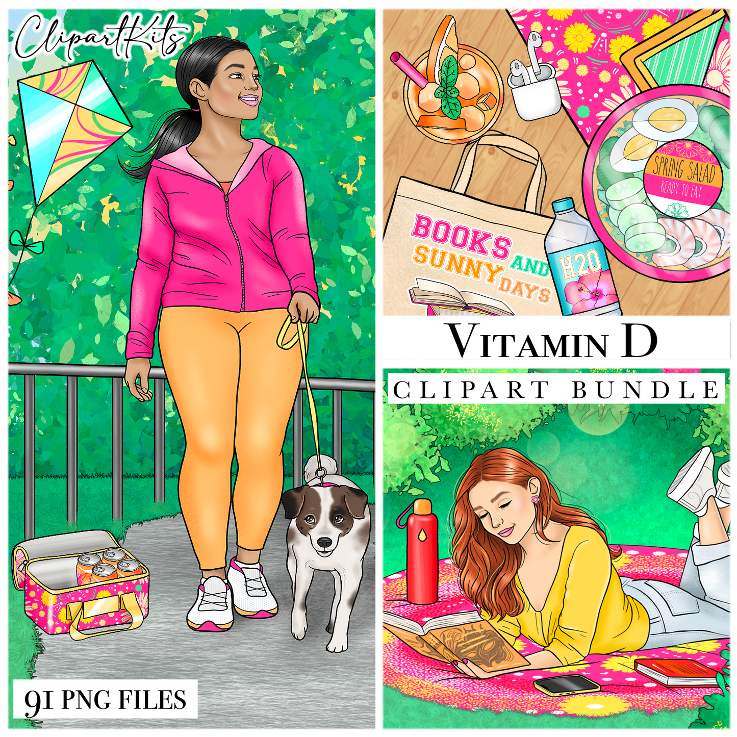 Vitamin D | Complete Clipart Set