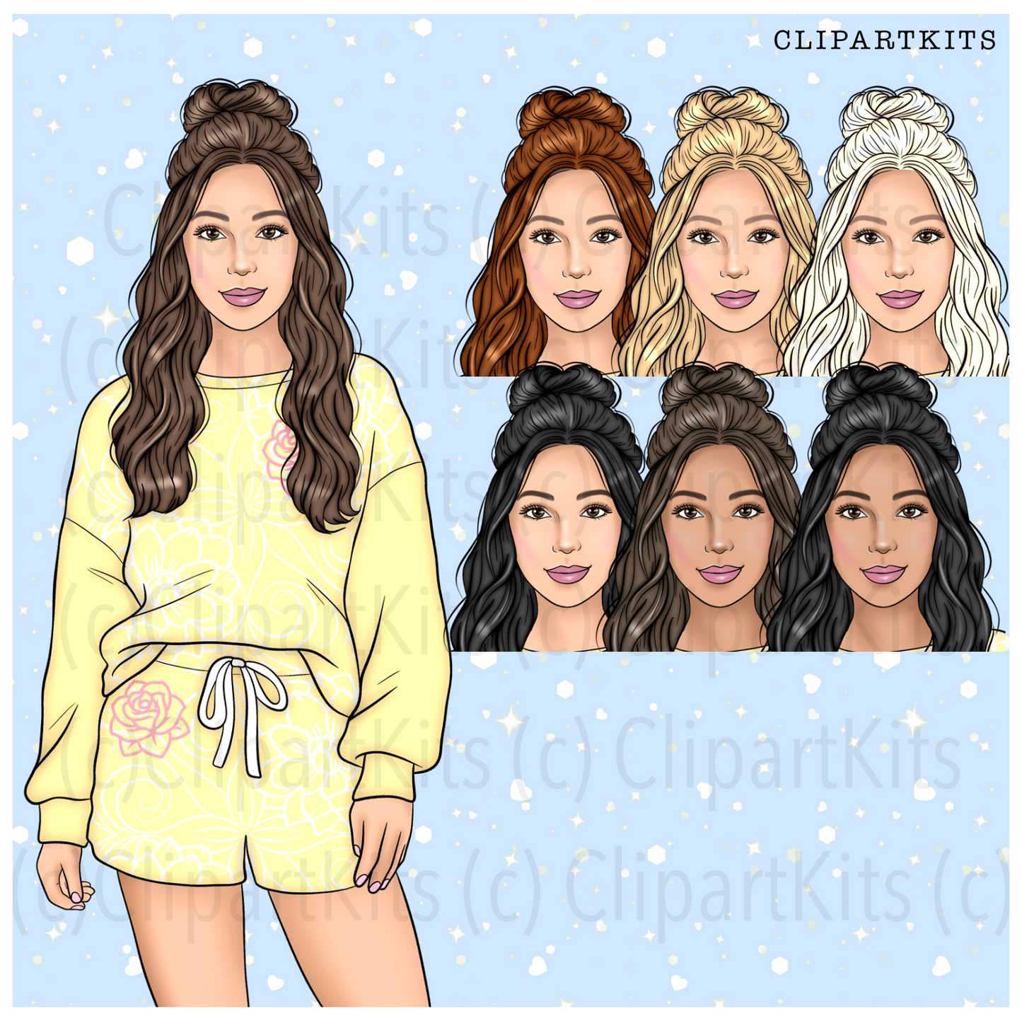 Blanket Fort | Complete Clipart Set