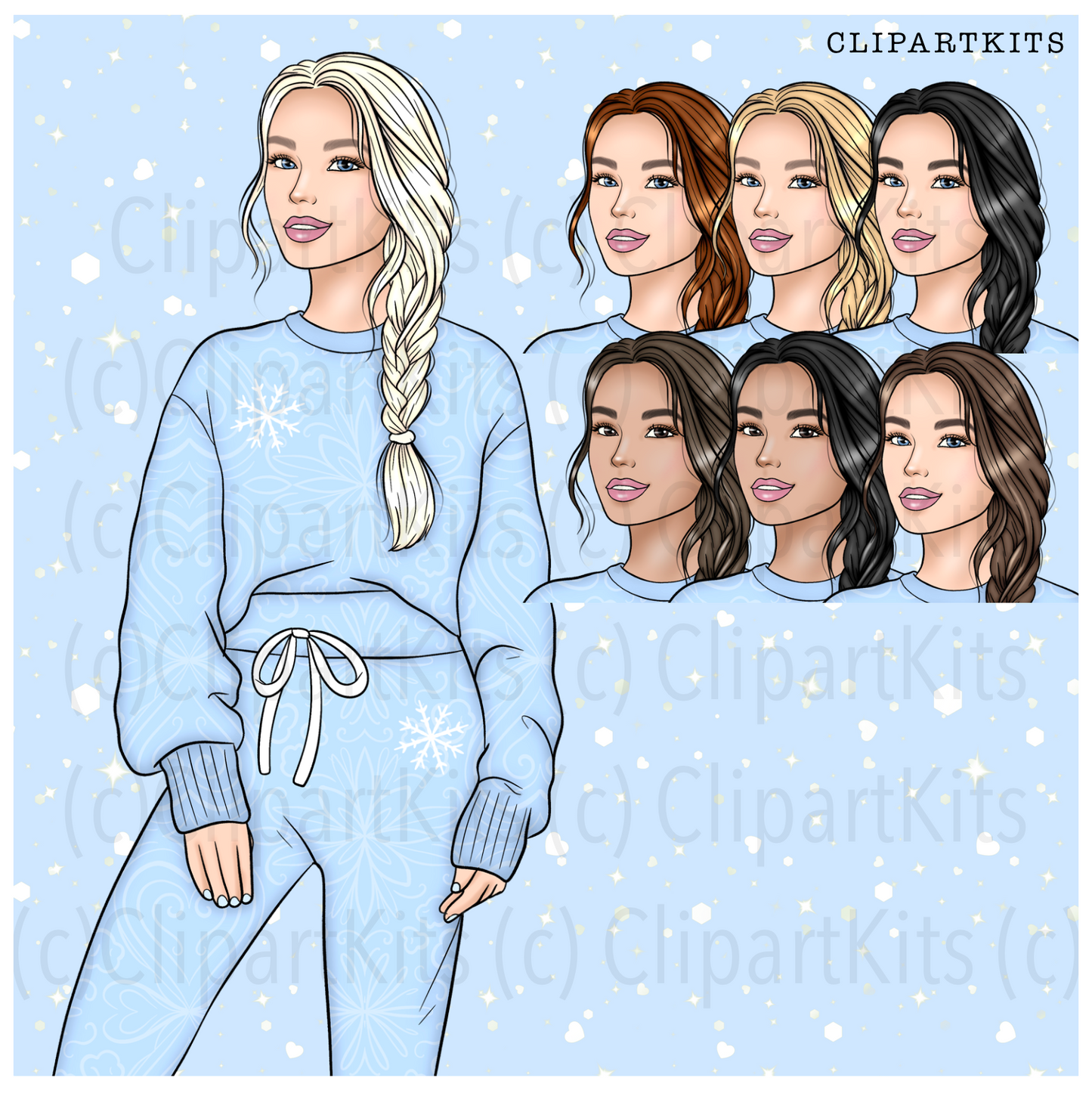 Blanket Fort | Complete Clipart Set