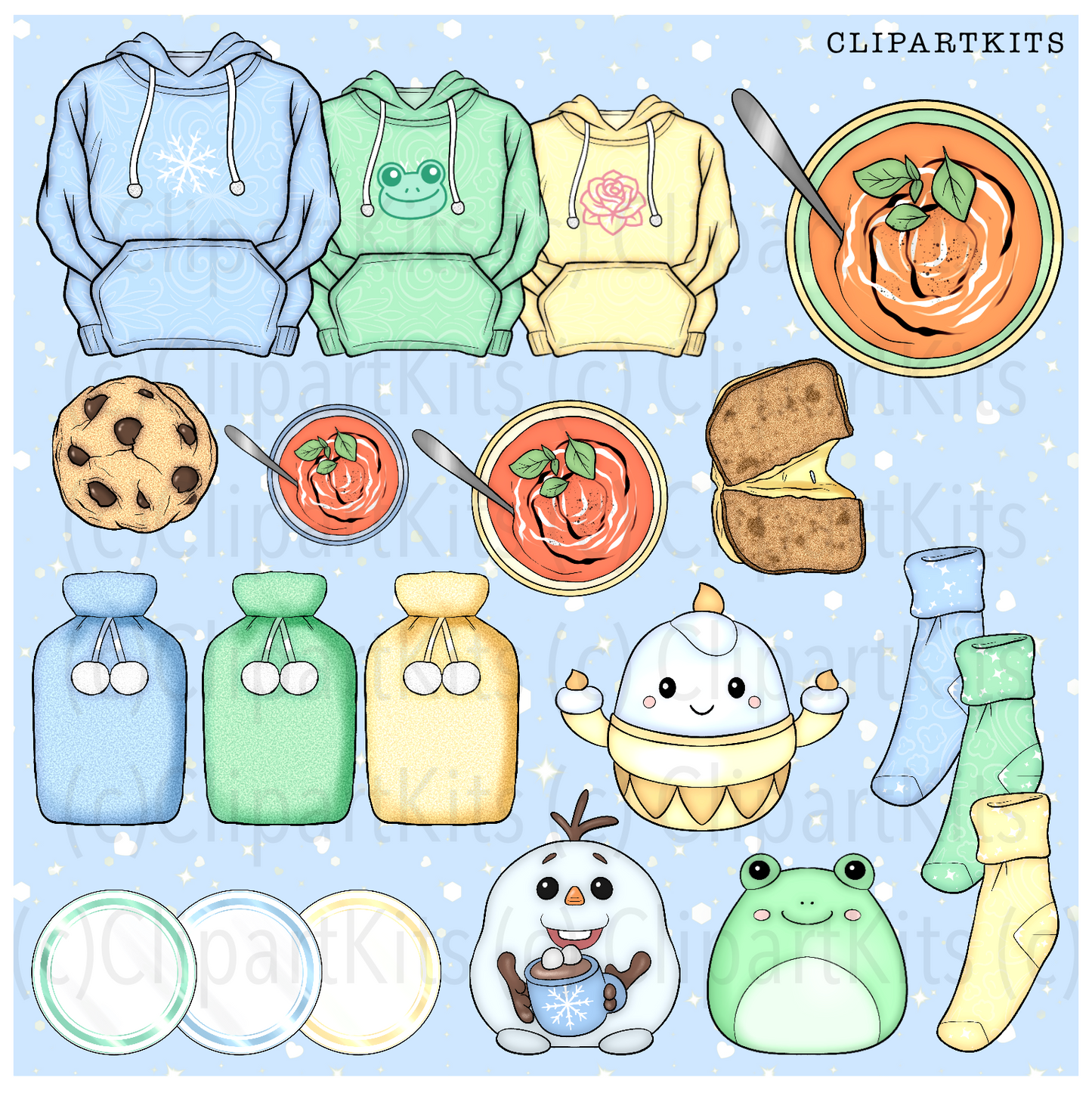 Blanket Fort | Complete Clipart Set