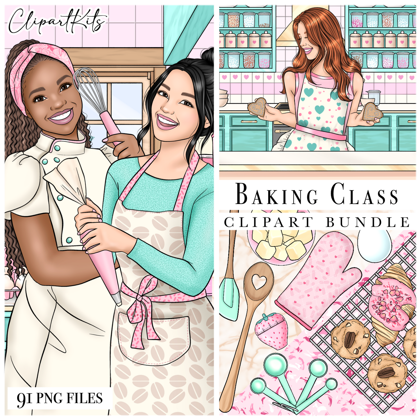 Baking Class | Complete Clipart Set