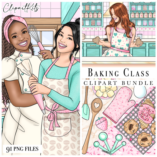 Baking Class | Complete Clipart Set