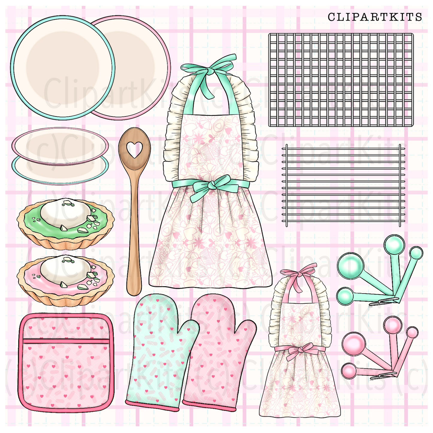 Baking Class | Complete Clipart Set