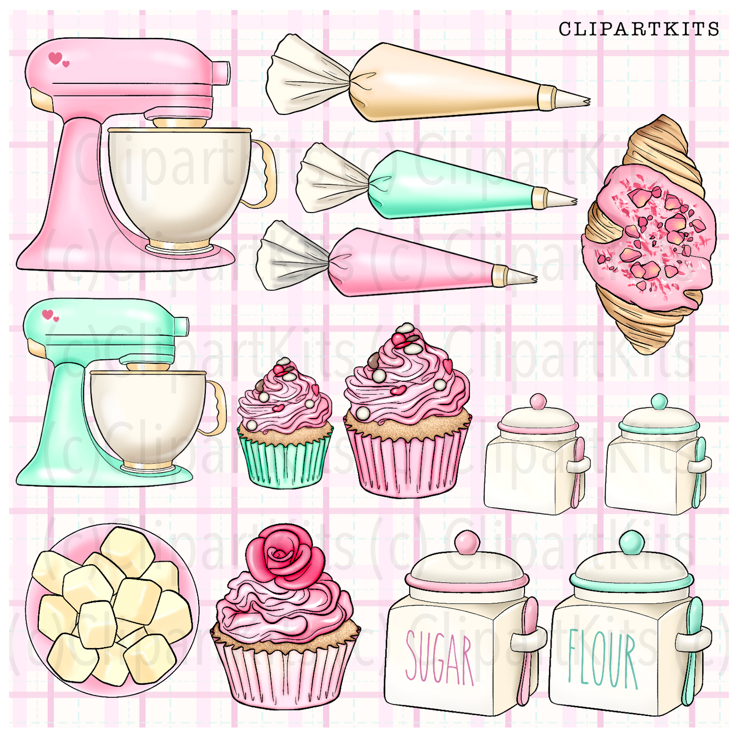 Baking Class | Complete Clipart Set