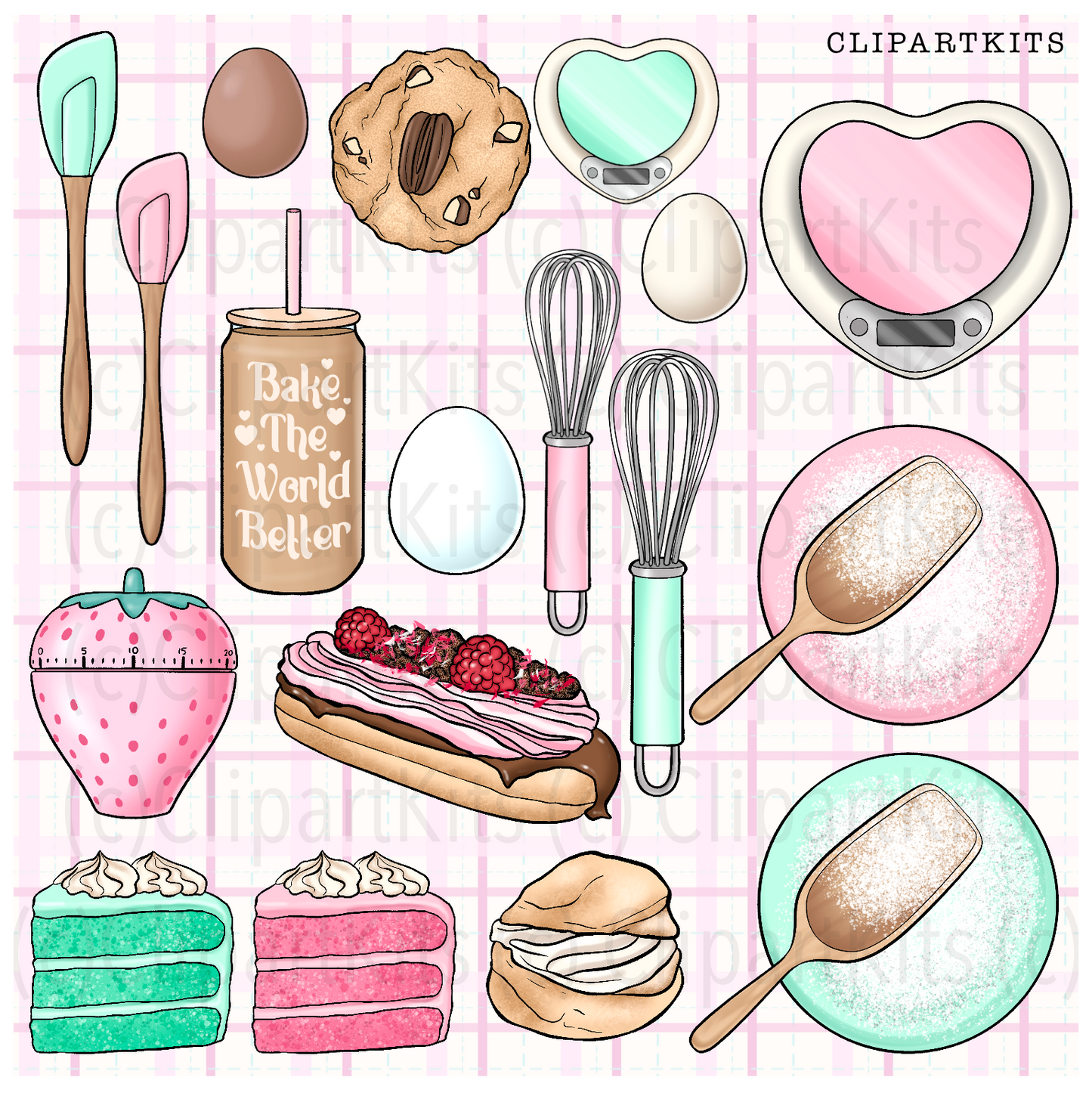 Baking Class | Complete Clipart Set