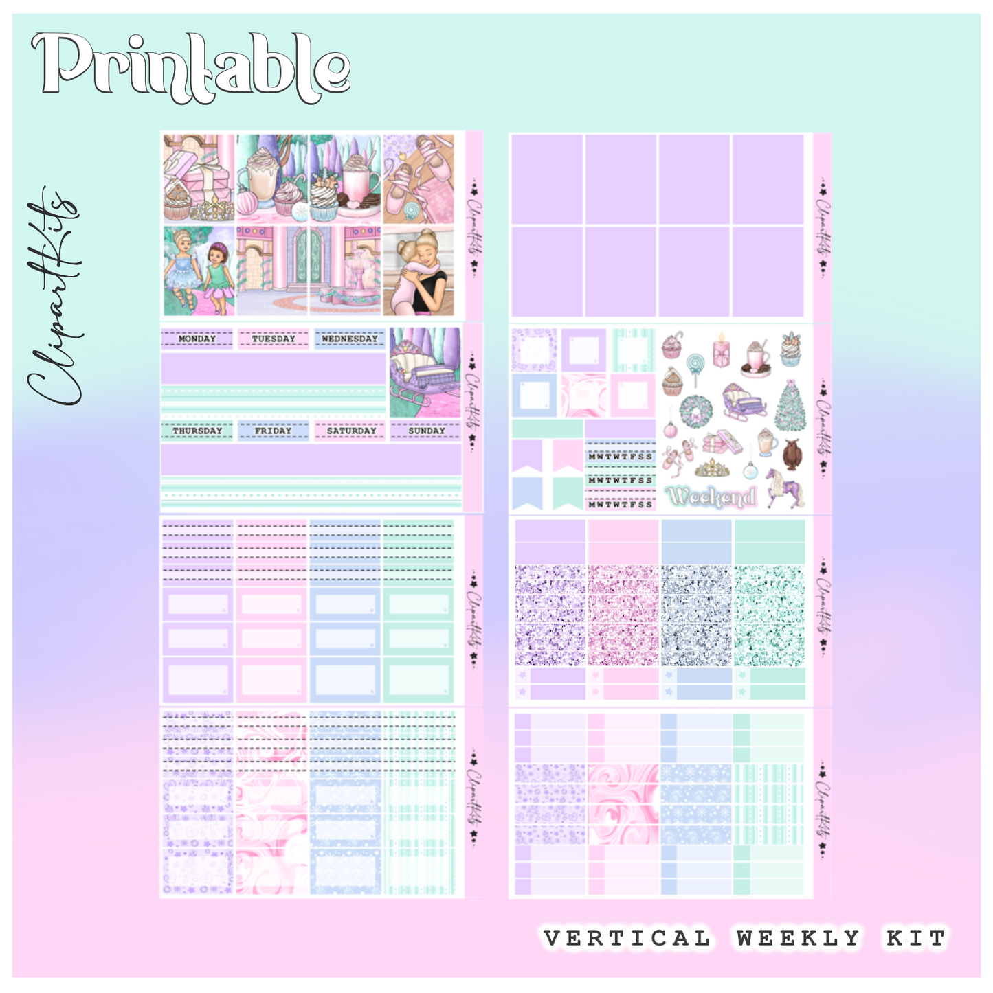 Nutcracker | PRINTABLE Weekly Vertical Kit