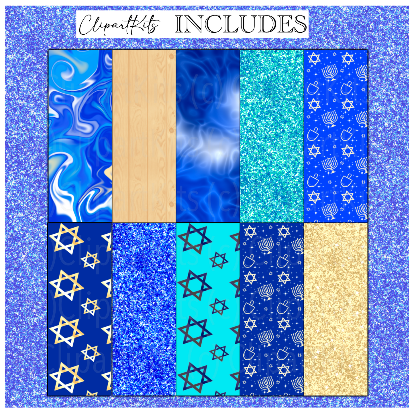 Hanukkah Holiday | Complete Clipart Set