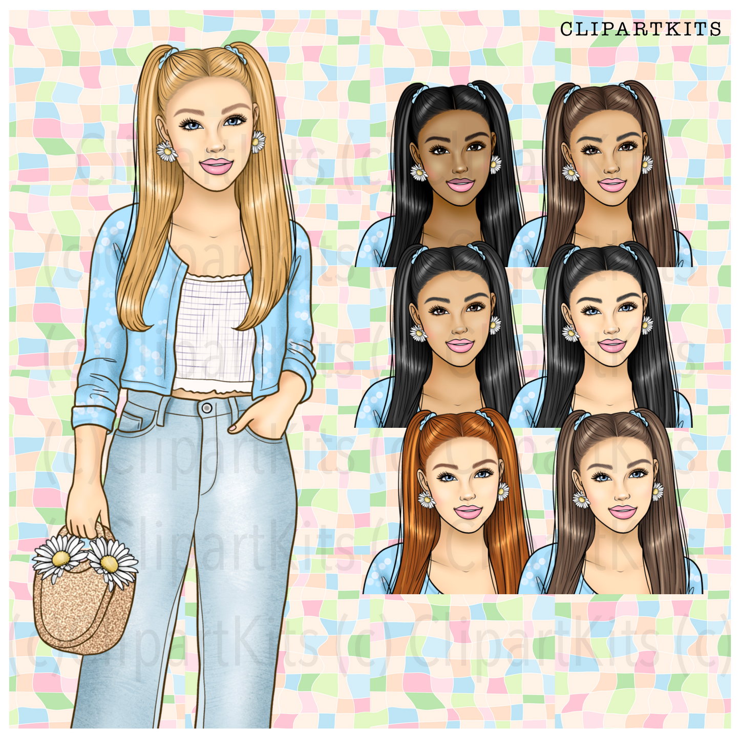 Sugar And Spice Brunch | Complete Clipart Set