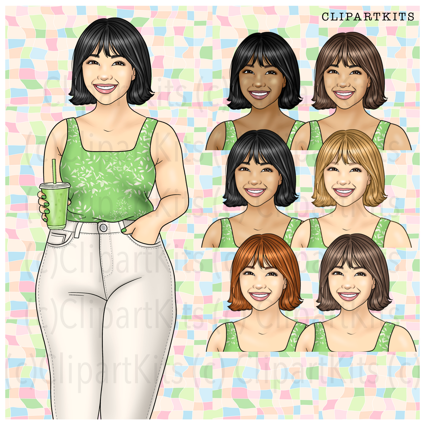 Sugar And Spice Brunch | Complete Clipart Set