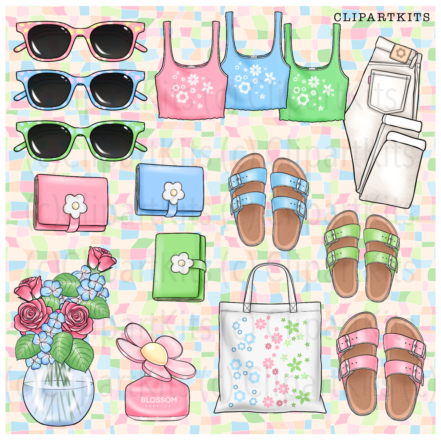 Sugar And Spice Brunch | Complete Clipart Set