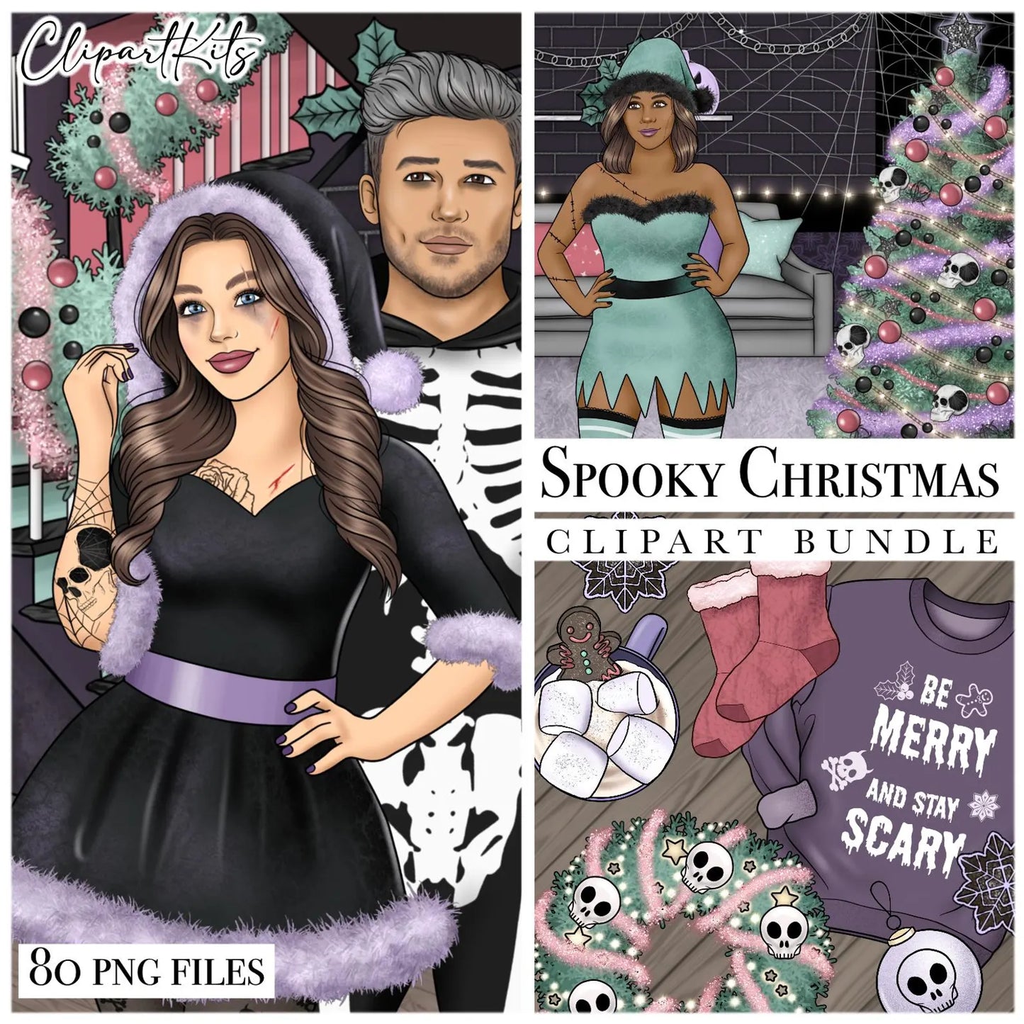 Winter / Christmas Bundle | Complete Clipart Sets