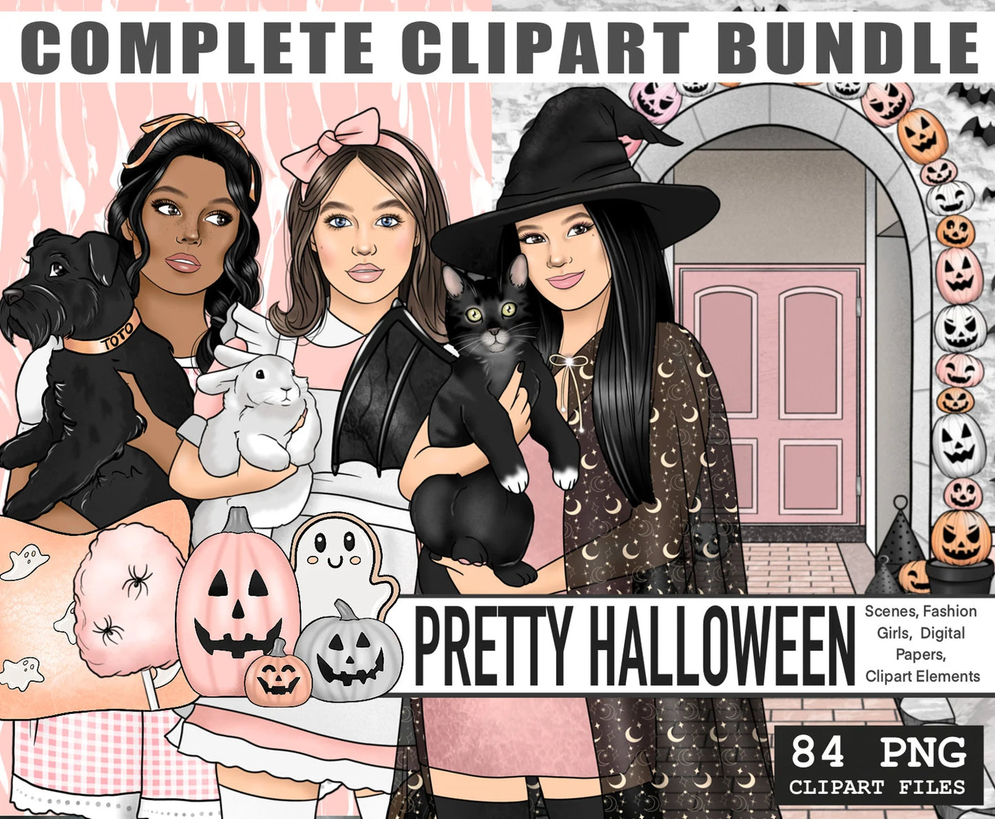 Halloween Bundle | Complete Clipart Sets