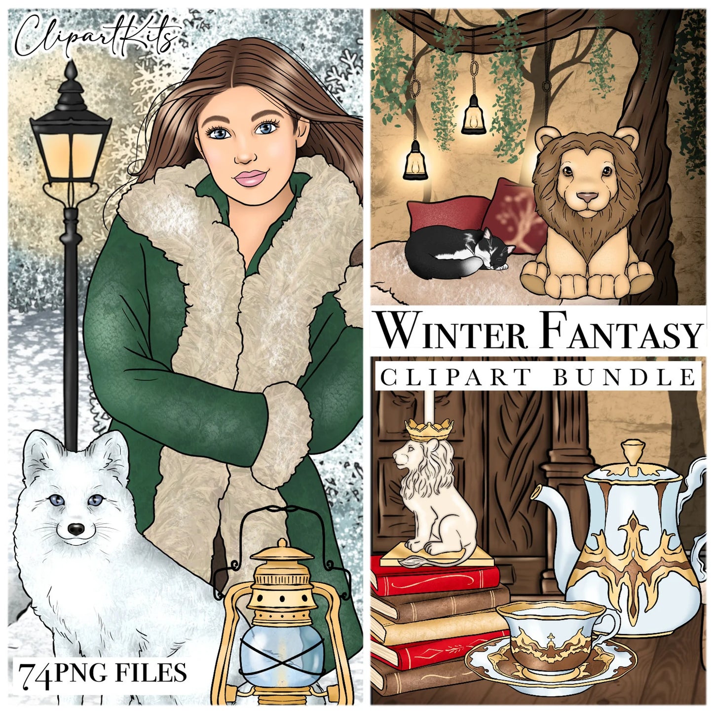 Winter / Christmas Bundle | Complete Clipart Sets