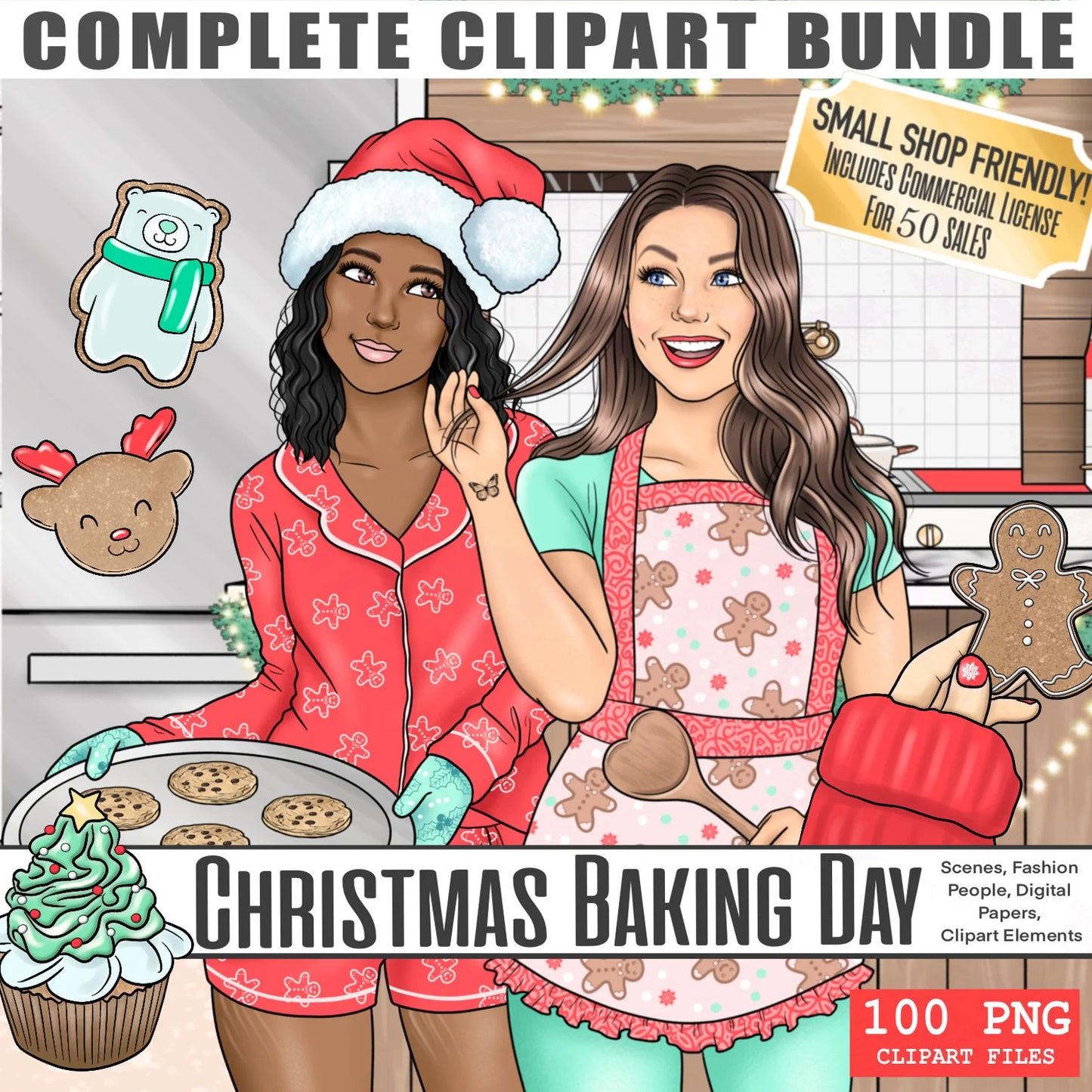 Winter / Christmas Bundle | Complete Clipart Sets