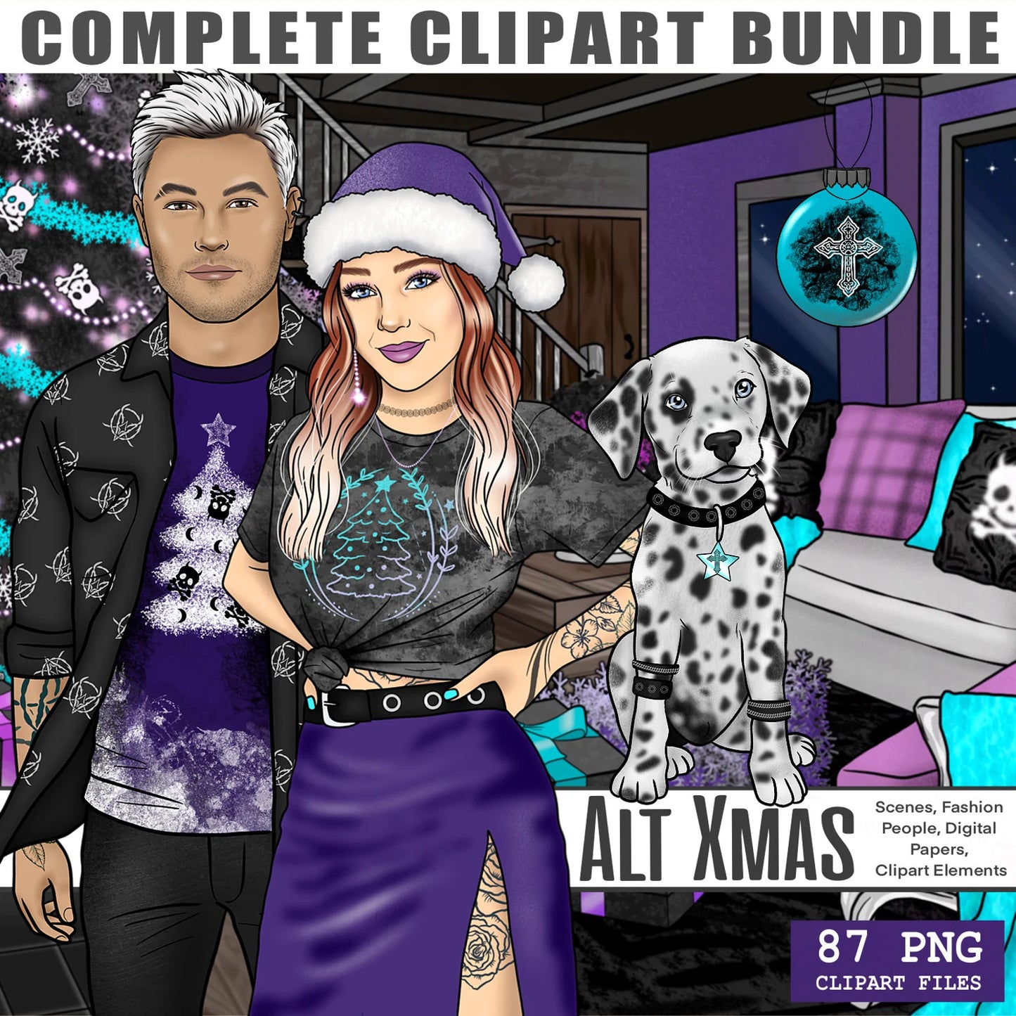 Winter / Christmas Bundle | Complete Clipart Sets