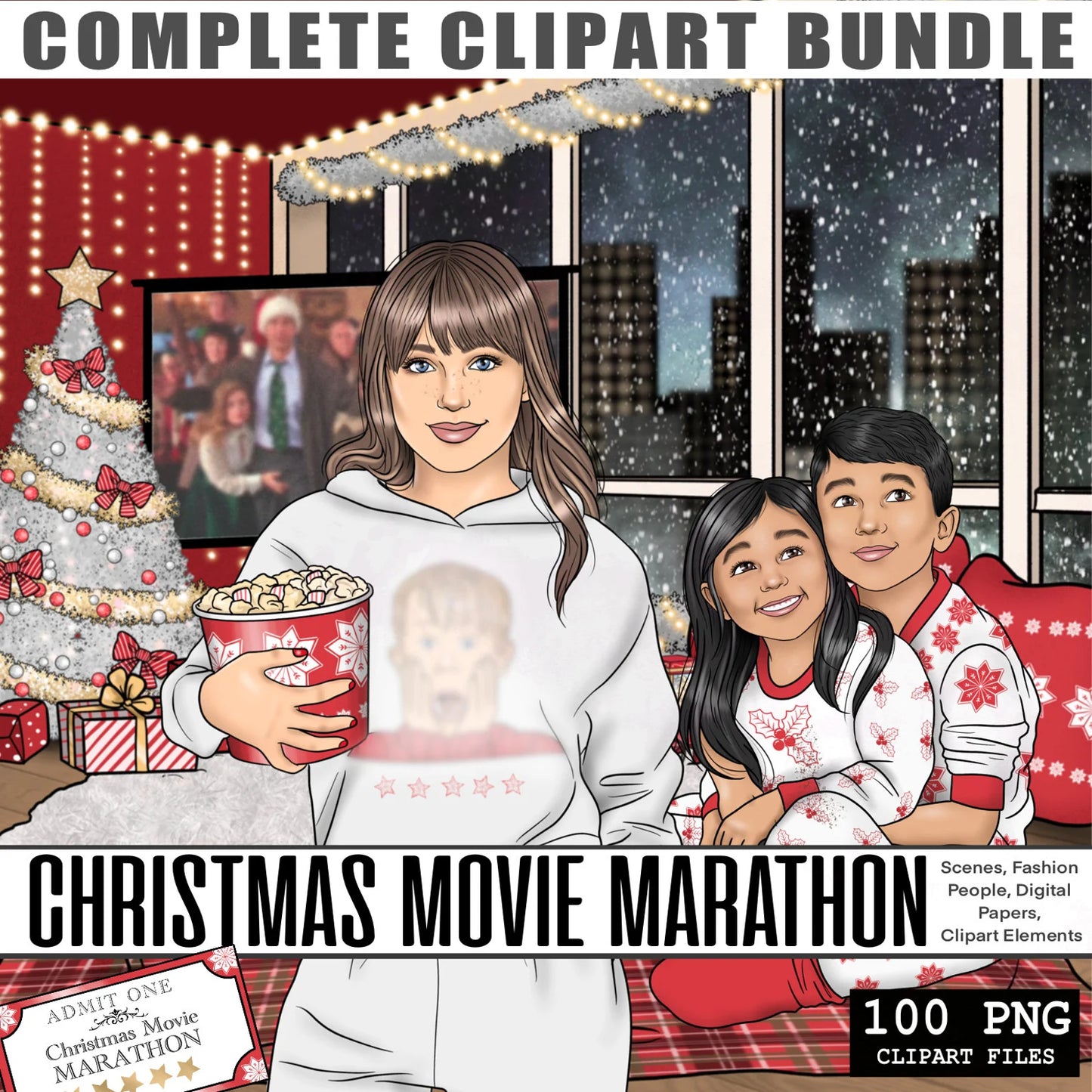 Winter / Christmas Bundle | Complete Clipart Sets