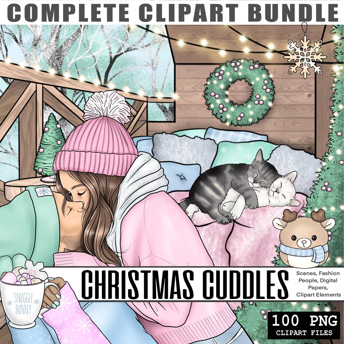 Winter / Christmas Bundle | Complete Clipart Sets