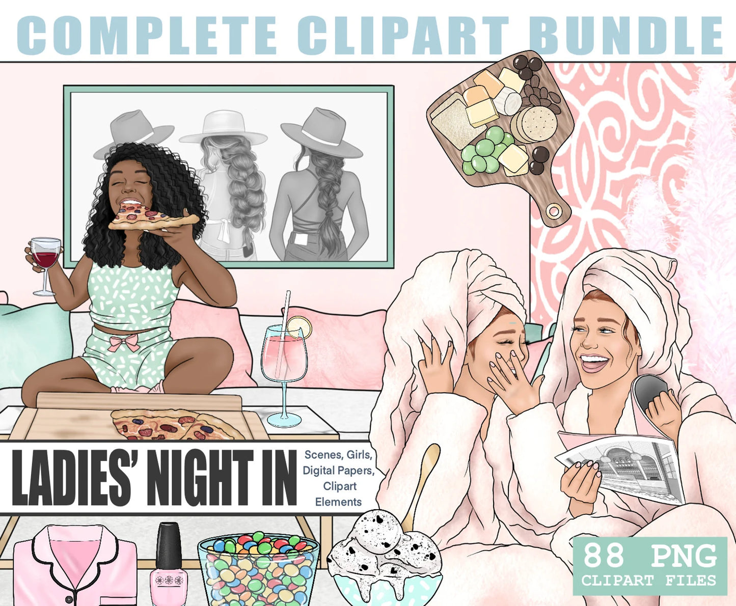 Cozy Bundle | Complete Clipart Sets