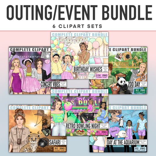 Outing Bundle | Complete Clipart Sets