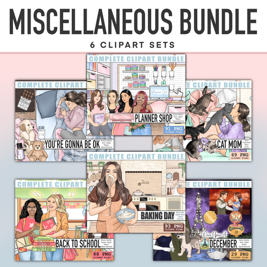 Miscellaneous Bundle | Complete Clipart Sets