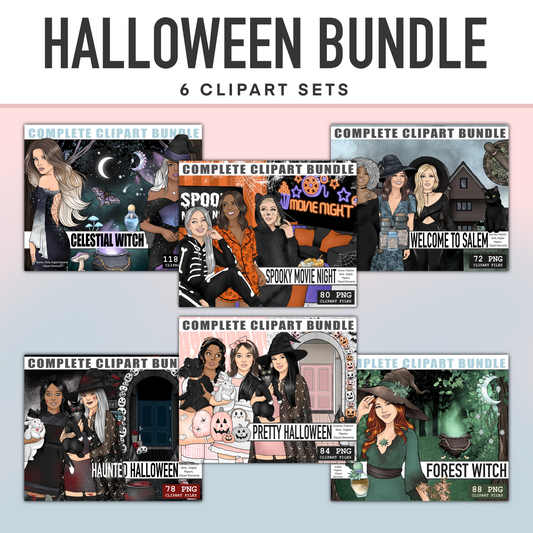 Halloween Bundle | Complete Clipart Sets