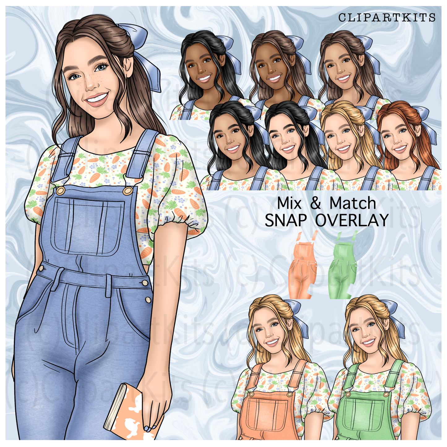 Bunny Party | Complete Clipart Set