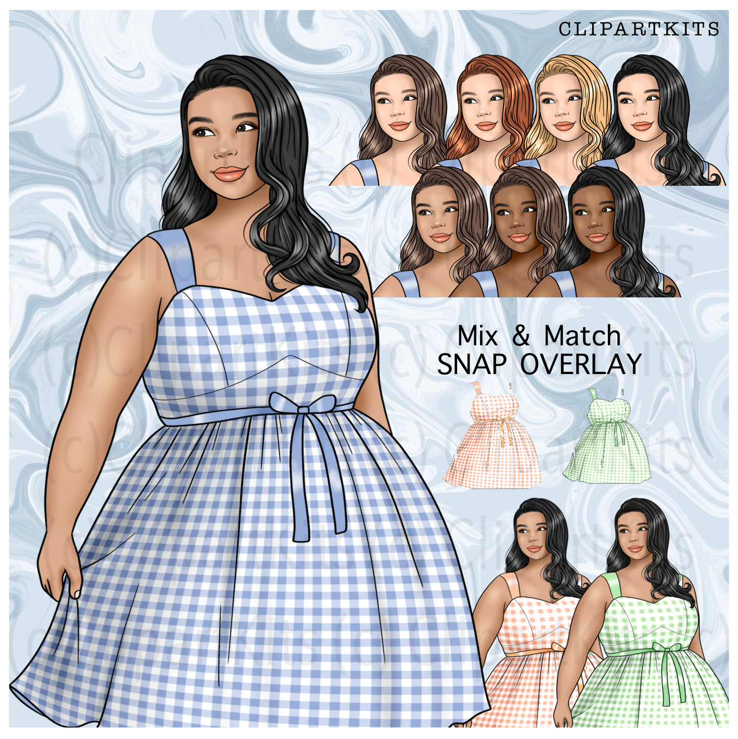 Bunny Party | Complete Clipart Set