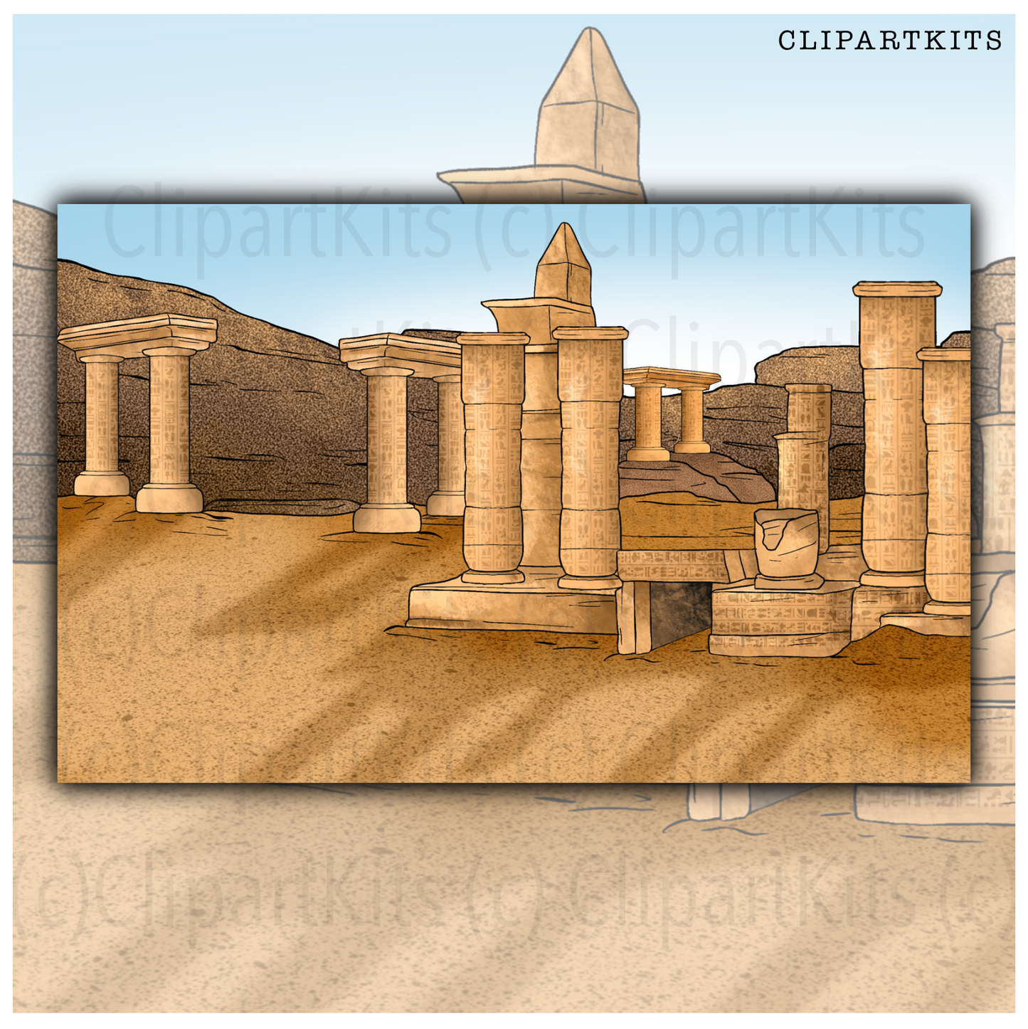 Pharaoh Expansion Set (Add-On) | Complete Clipart Set