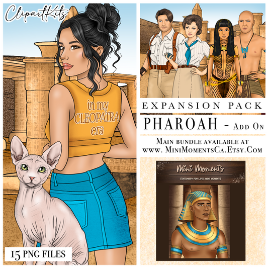 Pharaoh Expansion Set (Add-On) | Complete Clipart Set