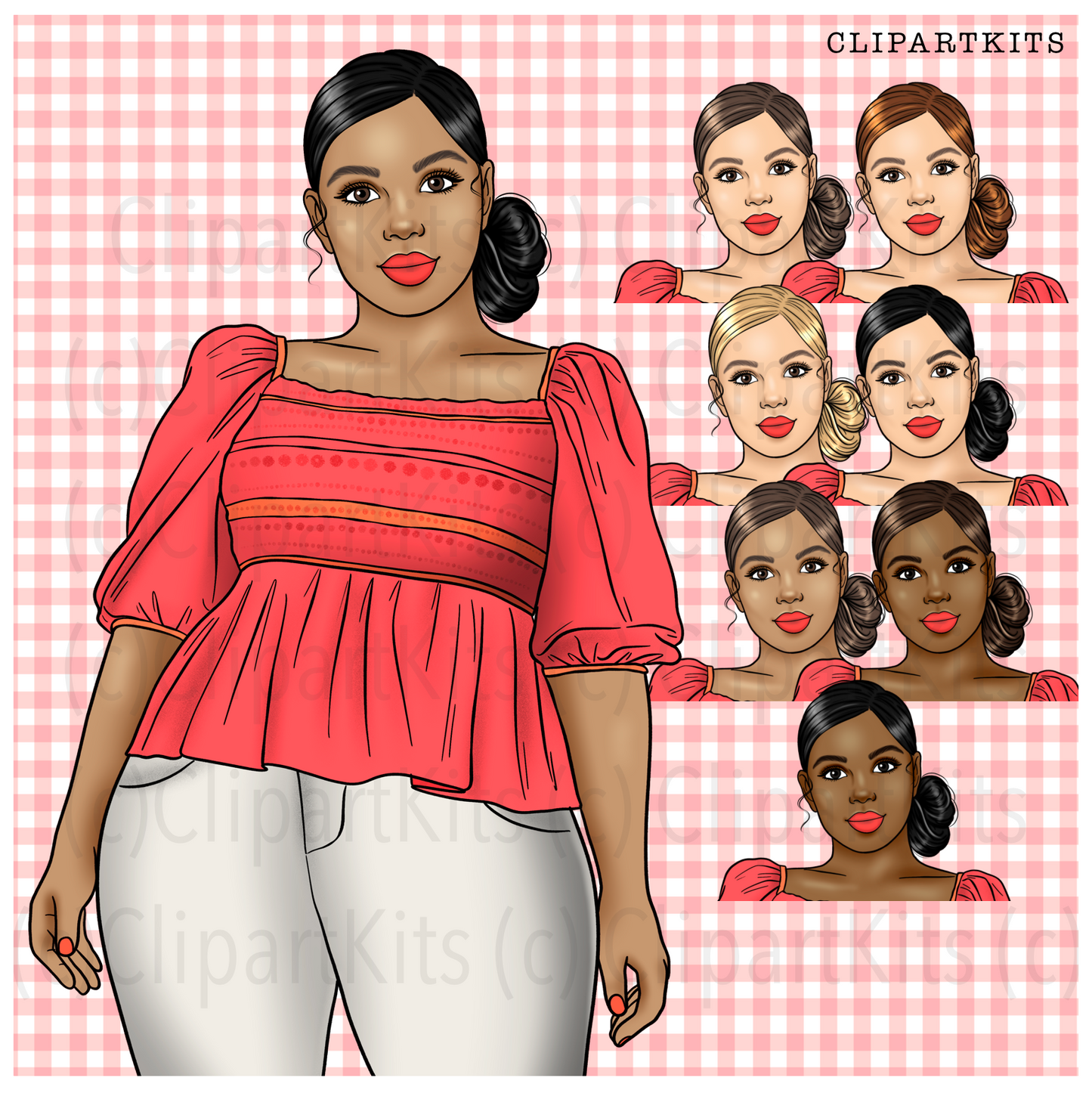 Italian Summer | Complete Clipart Set