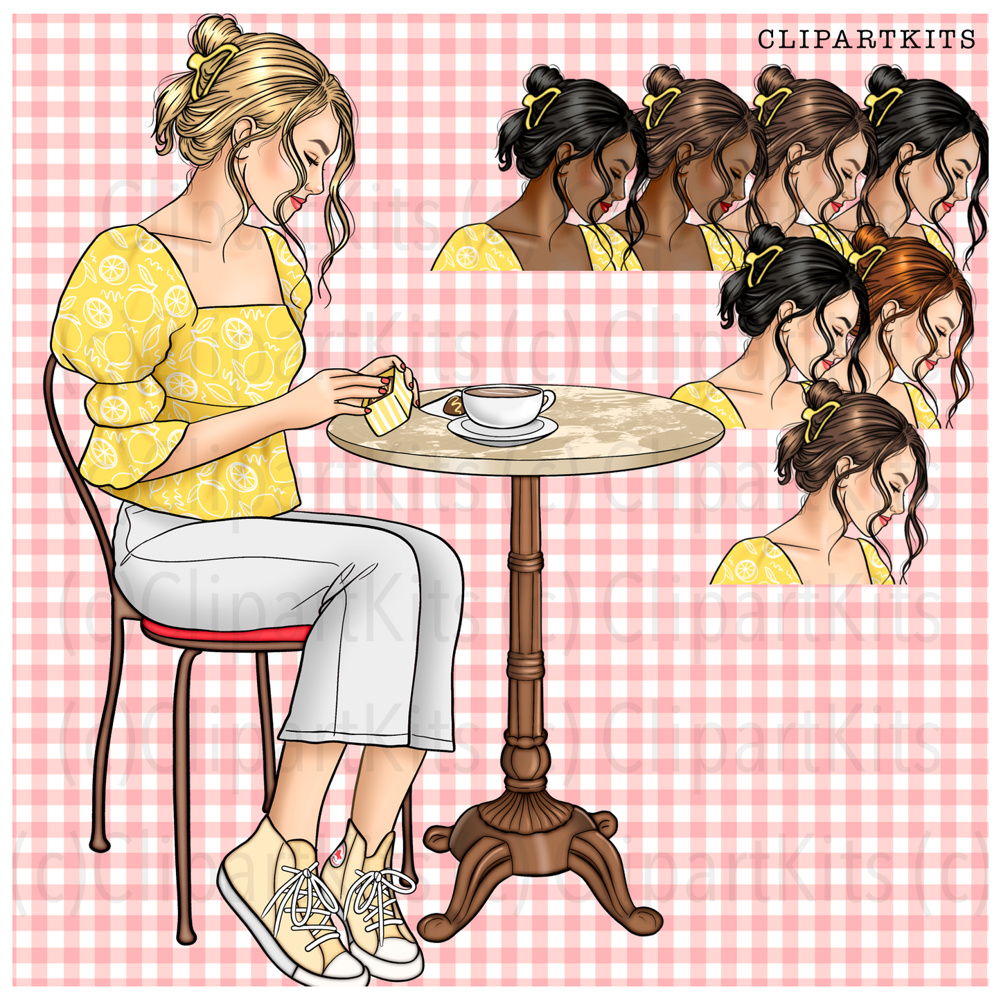 Italian Summer | Complete Clipart Set