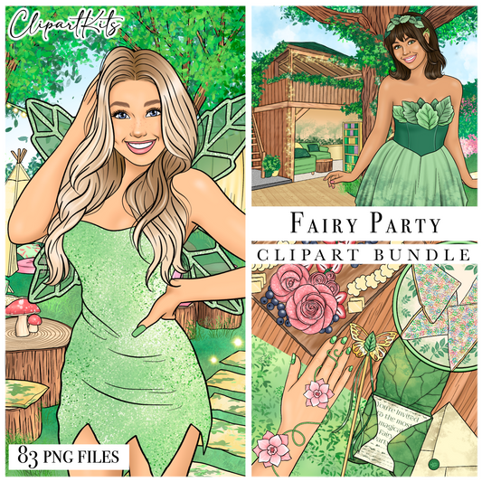 Fairy Party | Complete Clipart Set